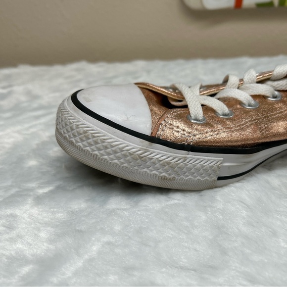 Converse Low Tops Metallic Sunset 154037F M6 W8 EU39 Rose Gold Sneakers Lace Up - Picture 6 of 6